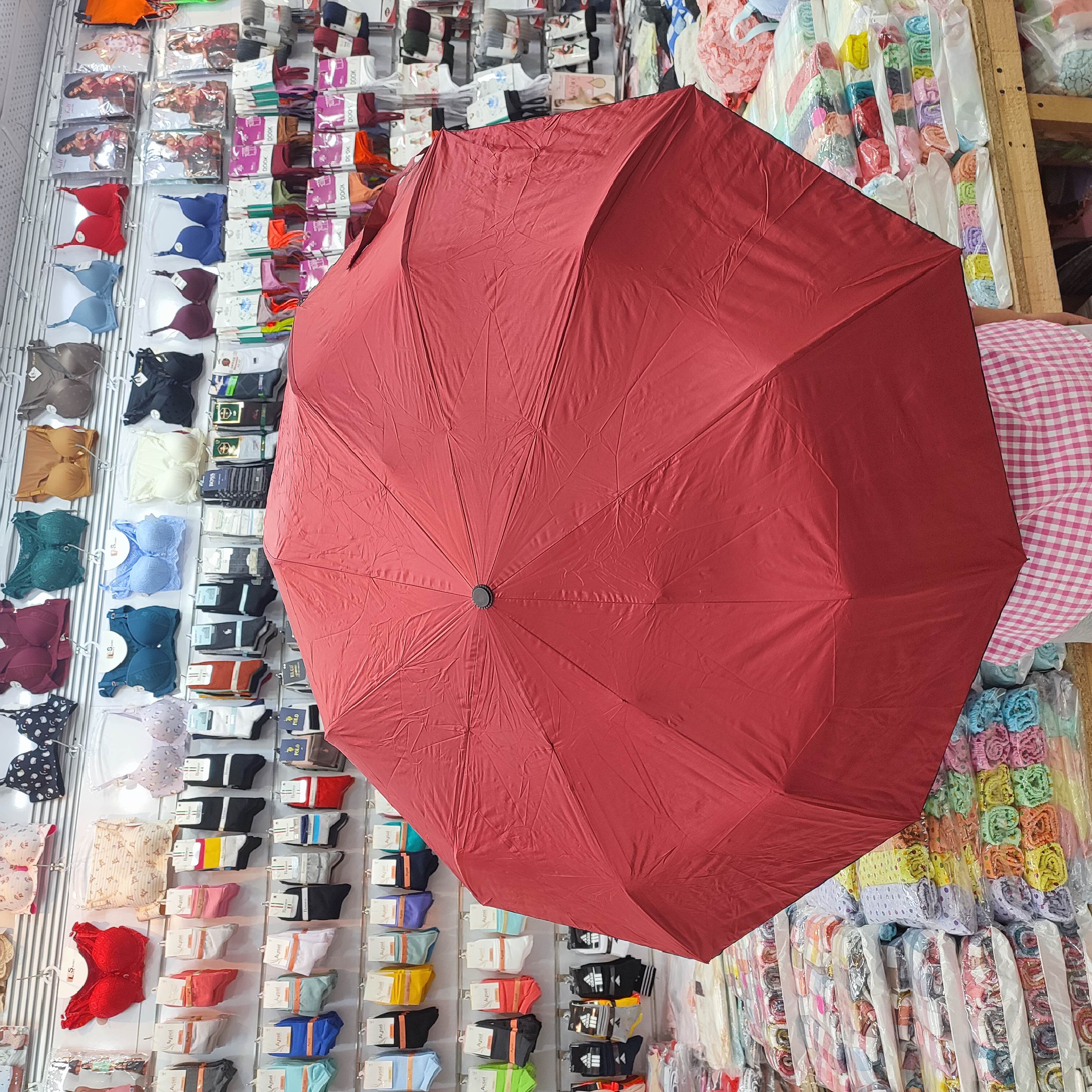 چتر جمع شو عمده کاور دار بسته 3 عددی