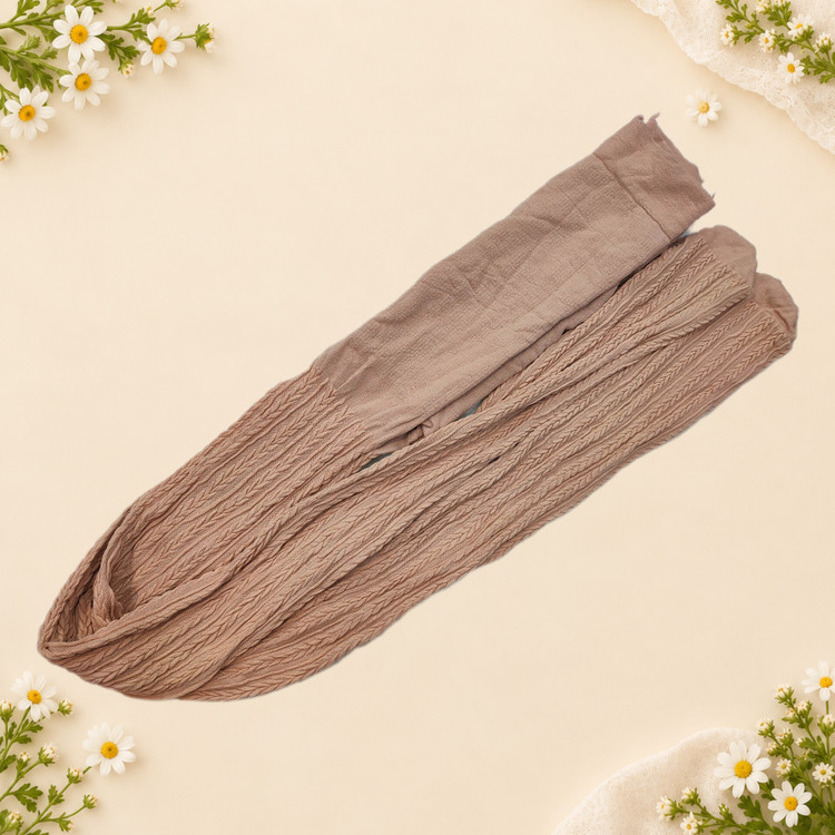 جوراب شلوار گندمی عمده پنتی ضخیم (3عددی)
