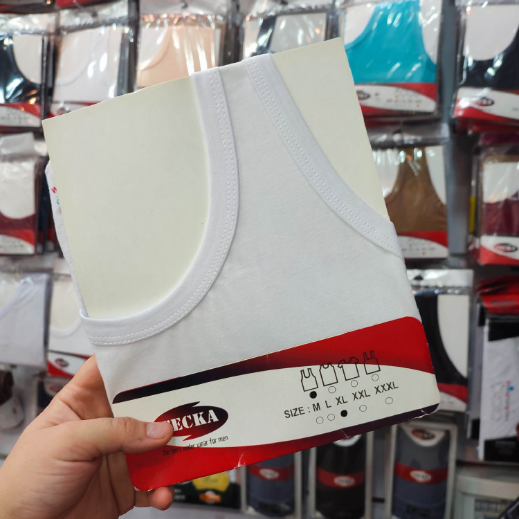 رکابی نخی مردانه عمده تیکا (۶عددی رنگ رندوم)
